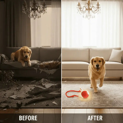 SmartGlow Interactive Dog Ball